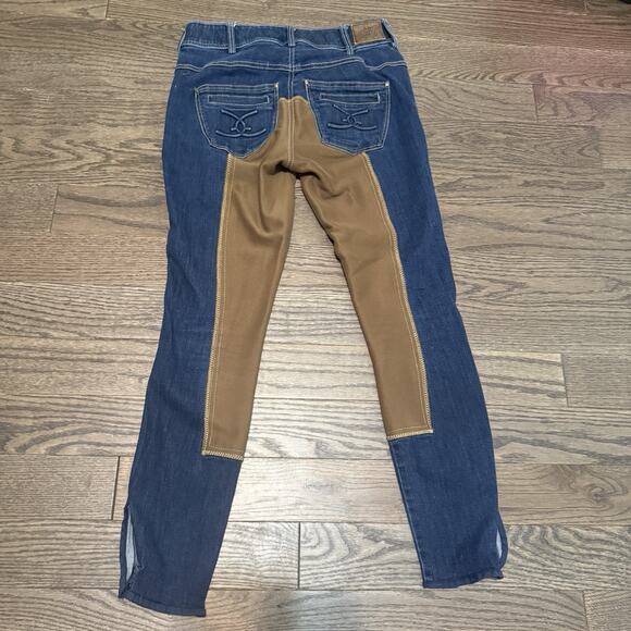Goode Rider Equestrian Jeans Full Seat Breech High-Rise 28x25.5 Horse Riding - Picture 9 of 15
